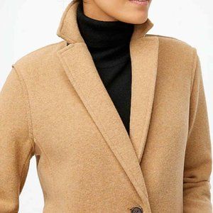 J. Crew Boiled Wool-Blend Topcoat